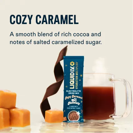 Liquid I.V.® Hydration Multiplier® - Limited Edition Cozy Caramel Hot Chocolate - Hydration Powder Packets