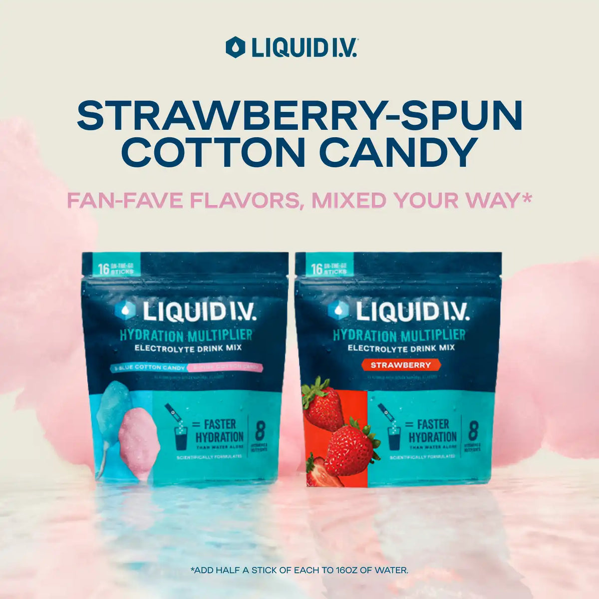 Strawberry-Spun Cotton Candy Bundle